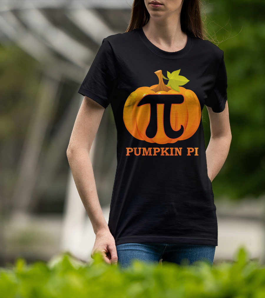 Pumpkin Pi Halloween Costume Math Pie T-Shirt