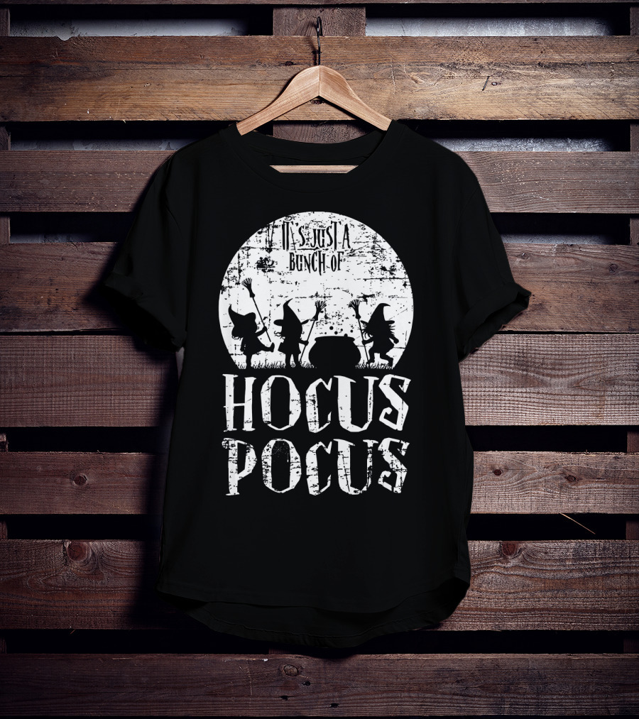 It's Just A Bunch Of Hocus Pocus Silhouette Trio T-Shirt