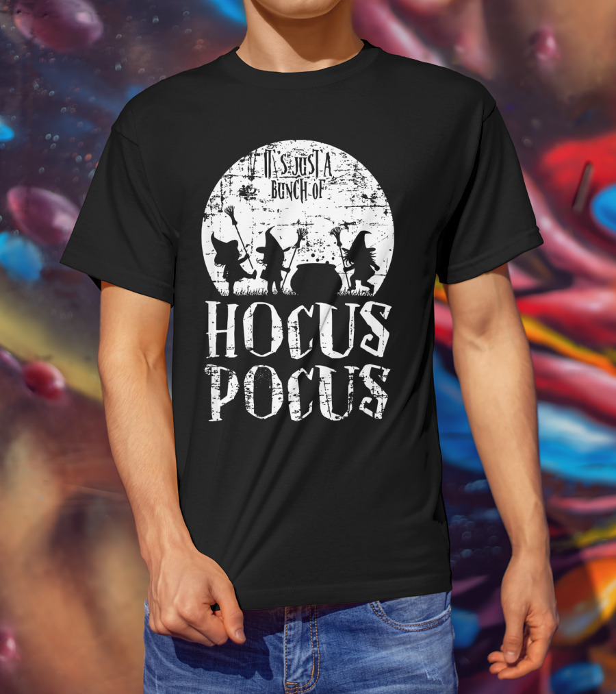 It's Just A Bunch Of Hocus Pocus Silhouette Trio T-Shirt