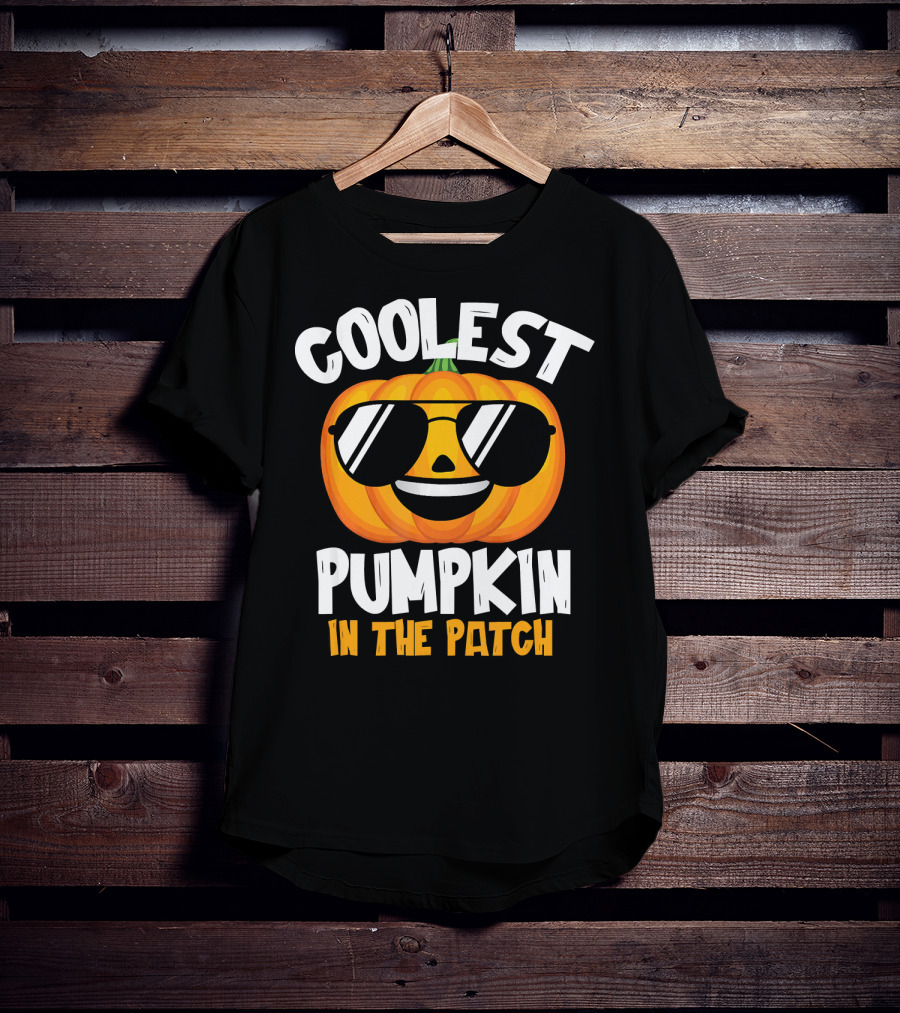 Coolest Pumpkin In The Patch Halloween Boys T-Shirt