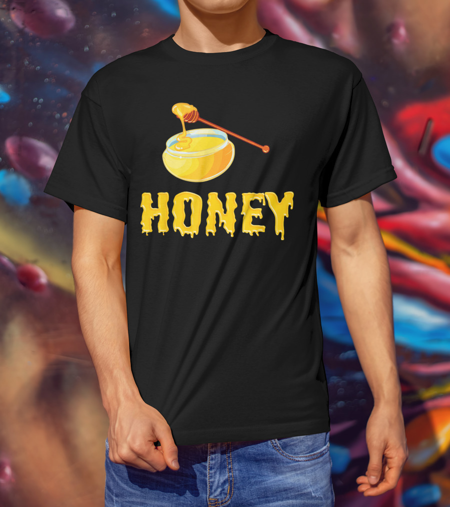 Honeypot Honey Dripping From Golden Jar T-Shirt