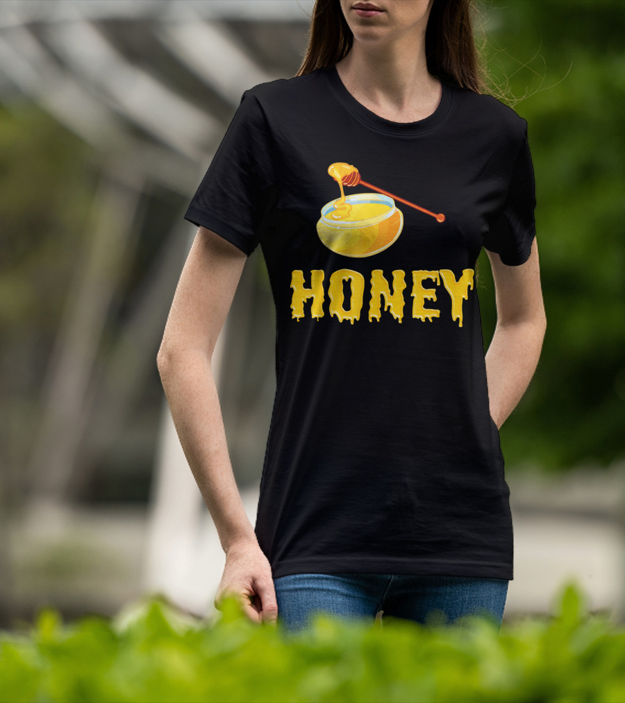 Honeypot Honey Dripping From Golden Jar T-Shirt