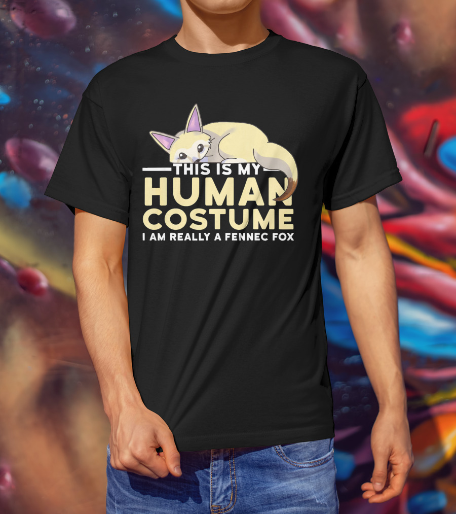 This Is My Human Costume I Am Really A Fennec Fox T-Shirt