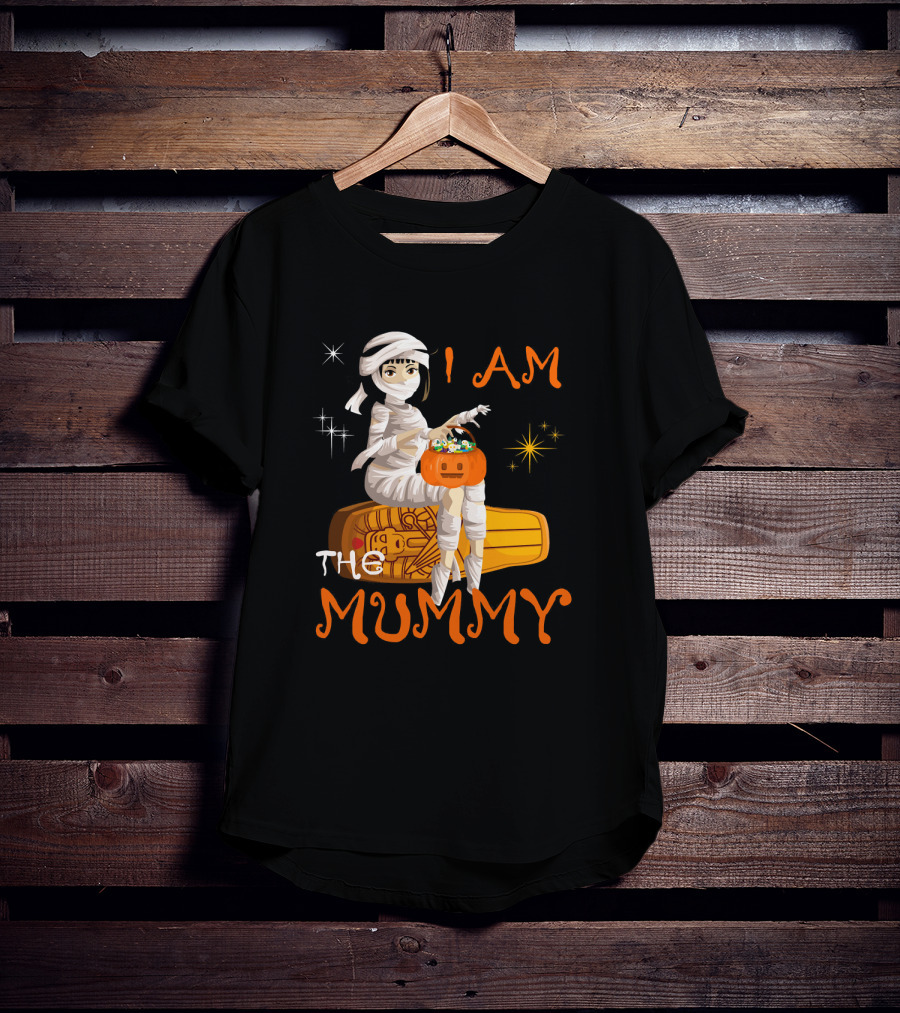 I Am The Mummy Halloween Night Costume Tri T-Shirt