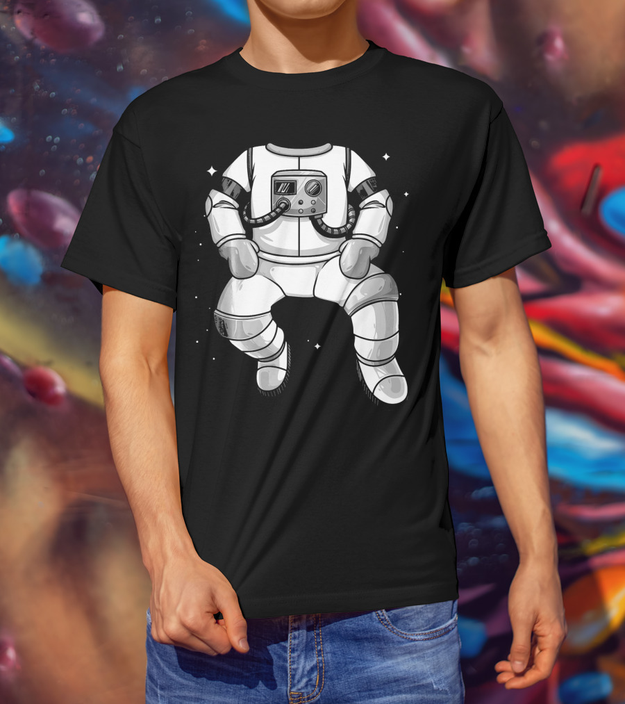 Cool Astronaut Halloween Costume Space Suit Fan T-Shirt