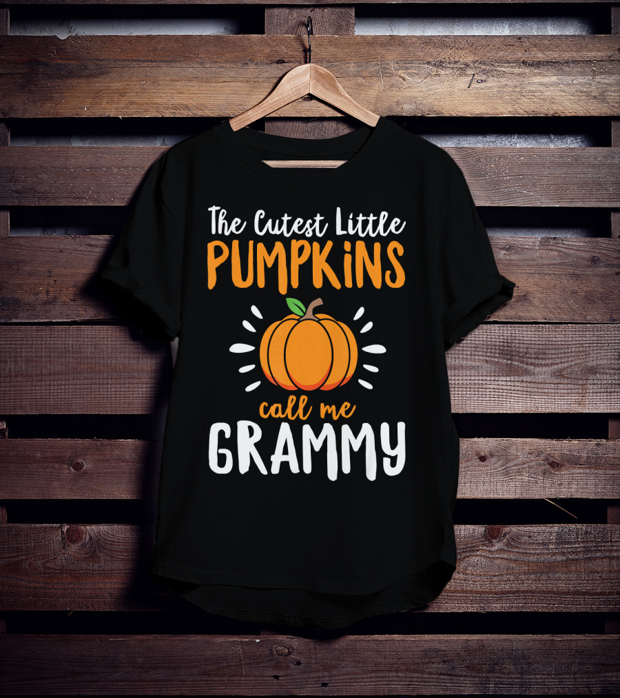 The Cutest Little Pumpkins Call Me Grammy Pumpkin T-Shirt
