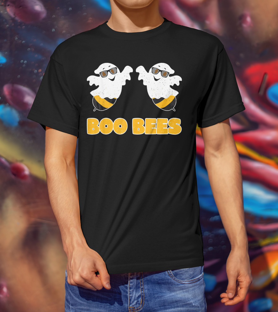 Boo Bees Ghosts With Sunglasses Matching T-Shirt