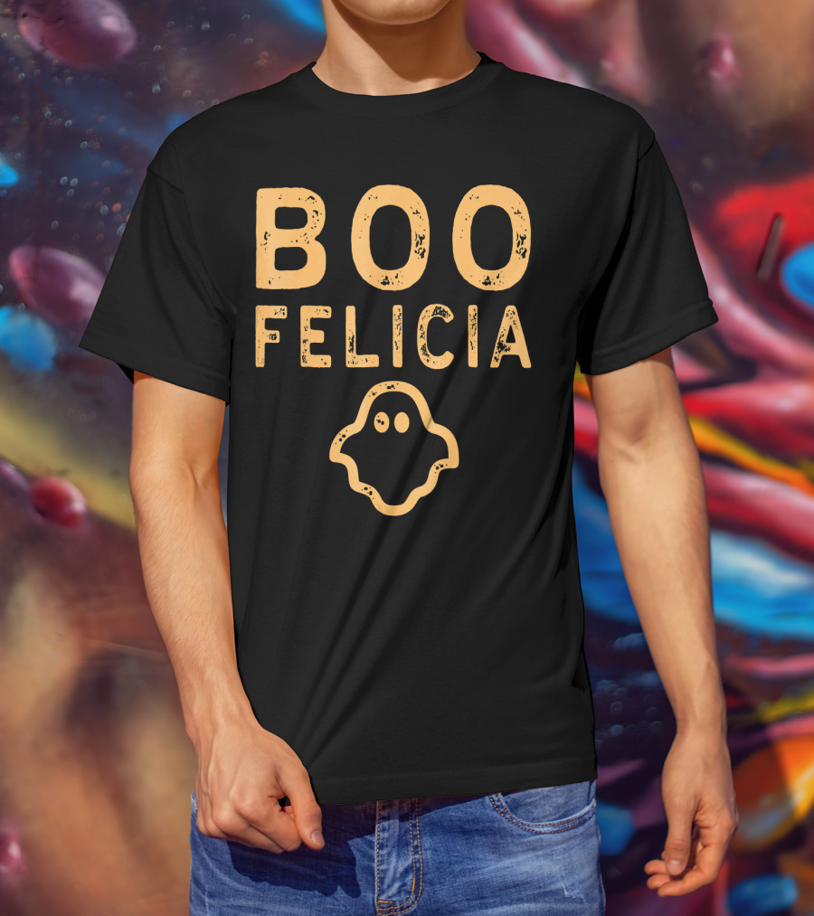 Boo Felicia Halloween Ghost T-Shirt