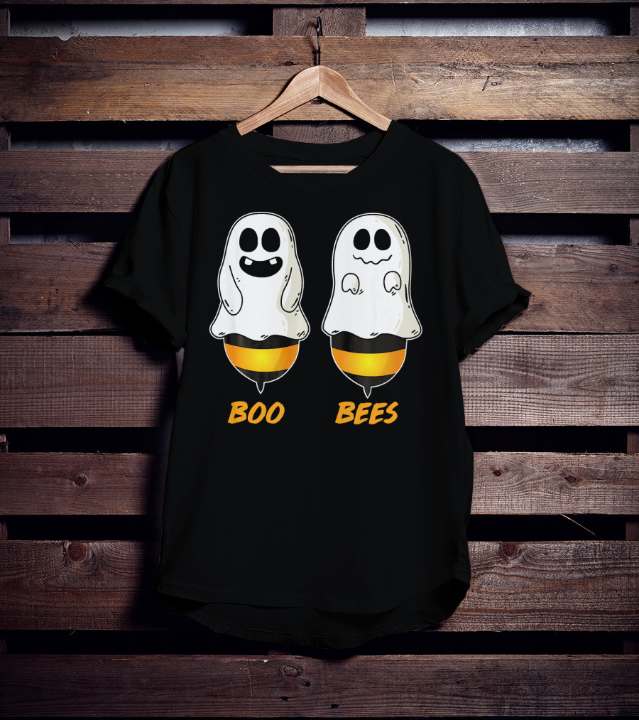 Boo Bees Ghost Halloween Pun T-Shirt