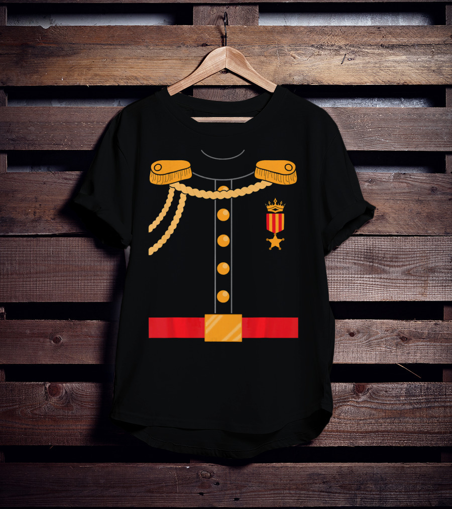 Prince Costume Fairy Tale Royal Prince Regal Jacket Emblem T-Shirt