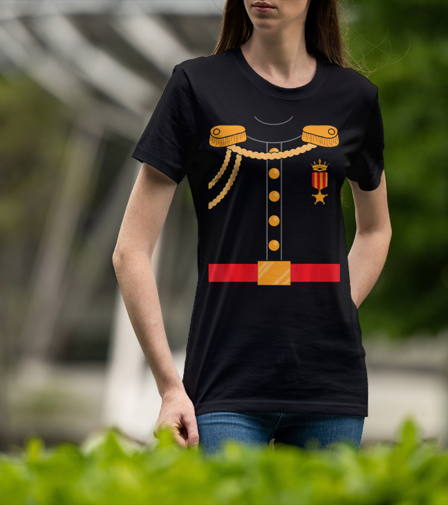 Prince Costume Fairy Tale Royal Prince Regal Jacket Emblem T-Shirt