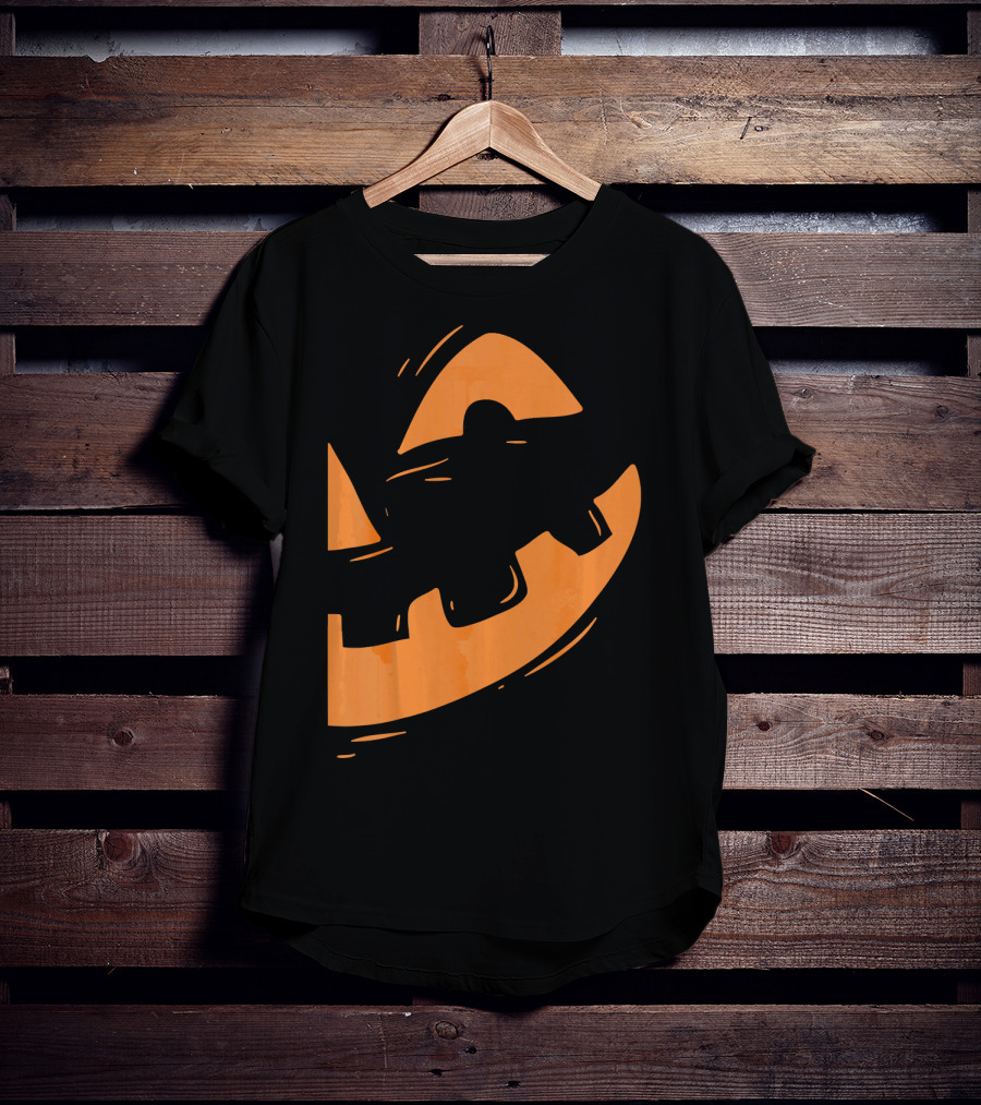 Jack O Lantern Pumpkin Face Halloween Smile T-Shirt