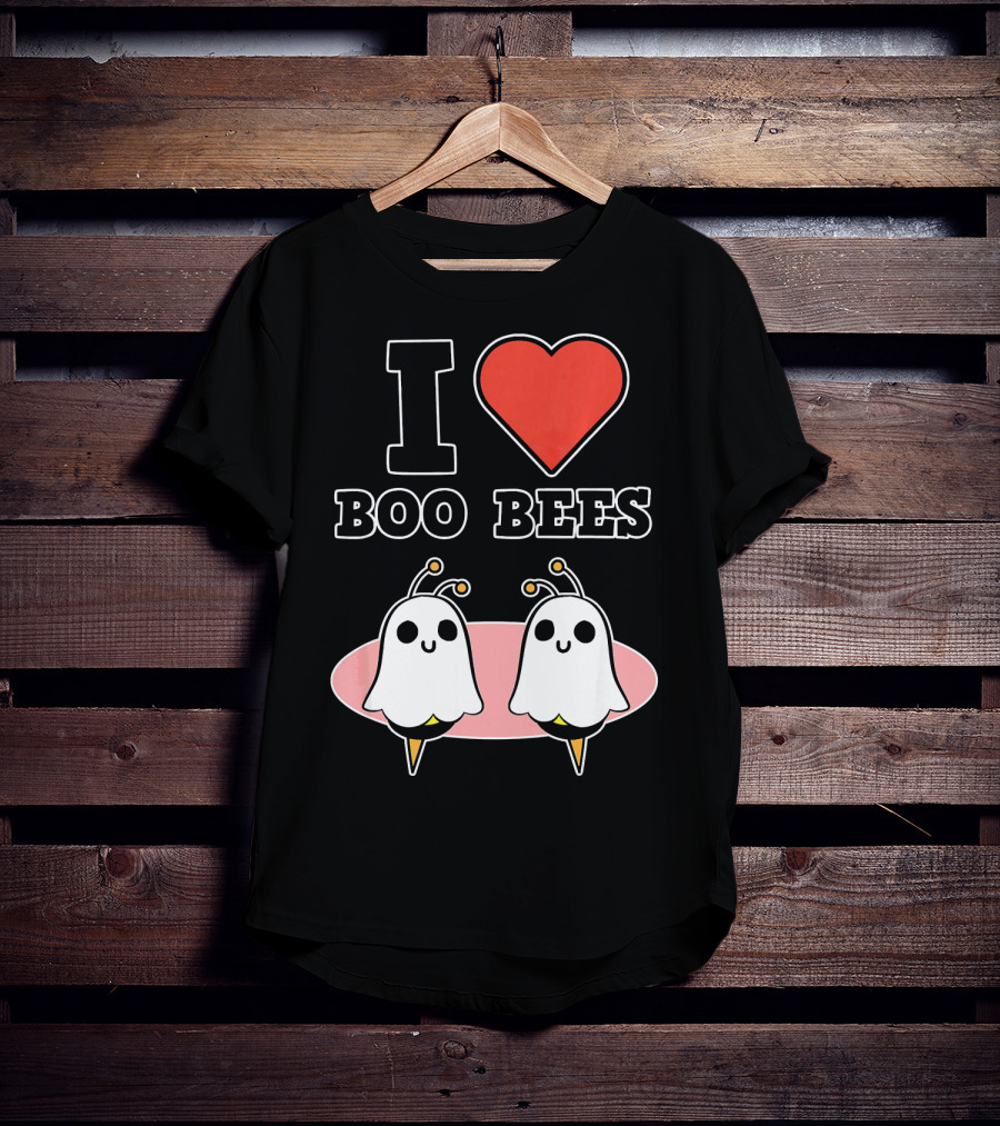 I Love Boo Bees Halloween T-Shirt