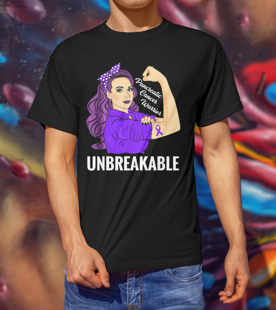 Unbreakable Pancreatic Cancer Warriors T-Shirt