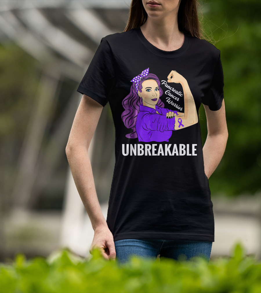 Unbreakable Pancreatic Cancer Warriors T-Shirt