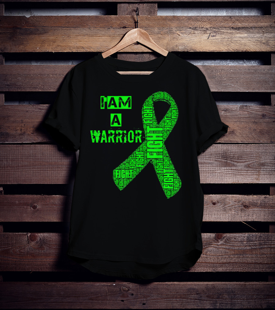 I Am A Warrior Fight Lymphoma Cancer Awareness T-Shirt