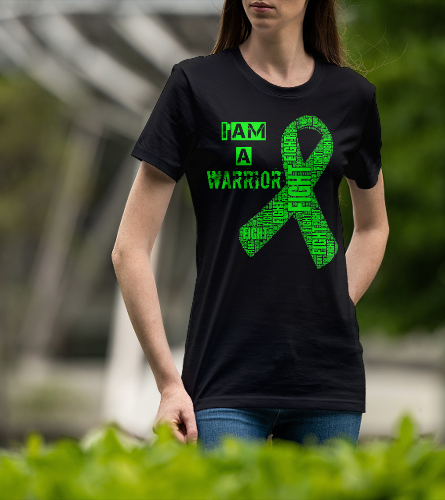 I Am A Warrior Fight Lymphoma Cancer Awareness T-Shirt