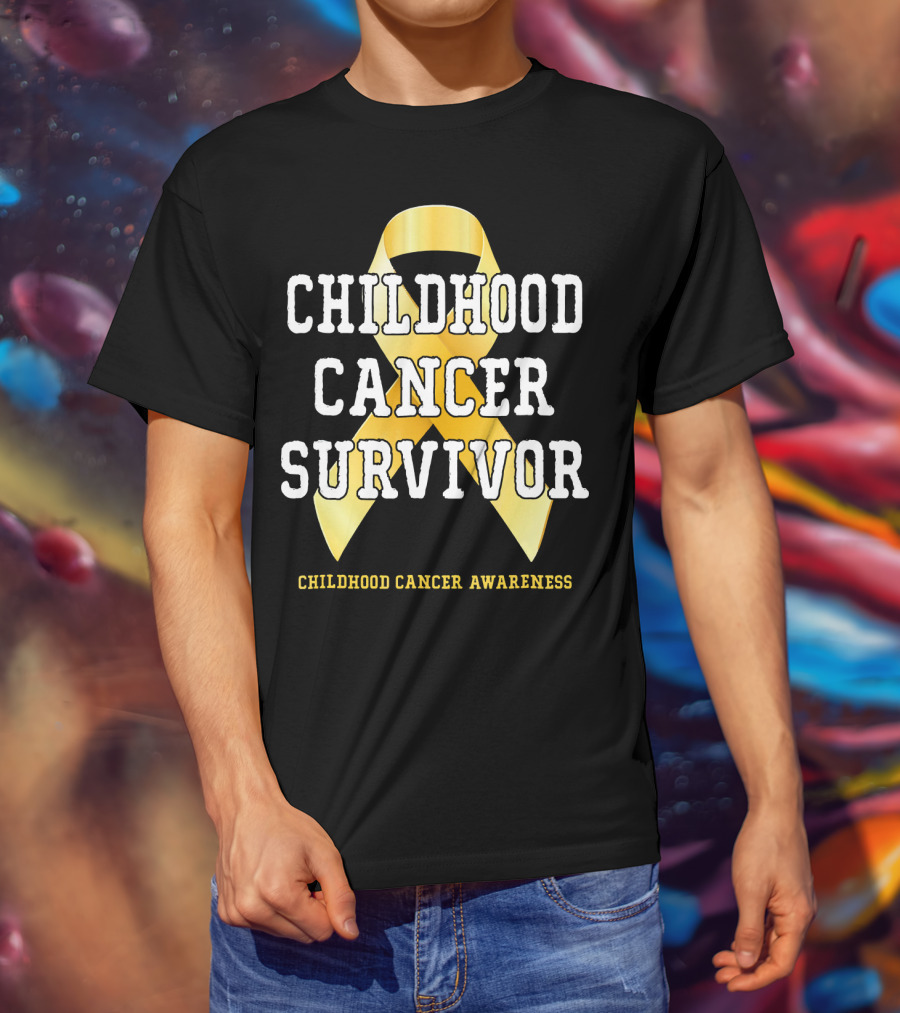 Childhood Cancer Survivor Childhood Cancer Awareness T-Shirt