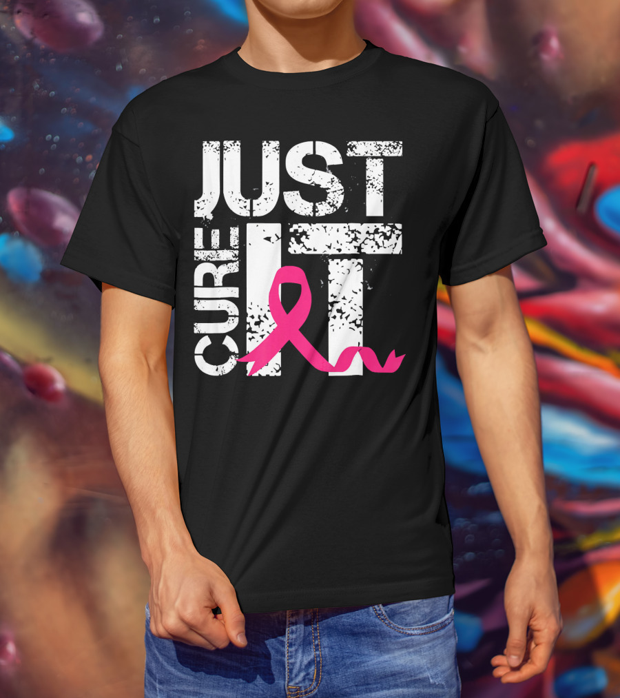 Women Just Cure It Breast Cancer Awareness Pink T-Shirt