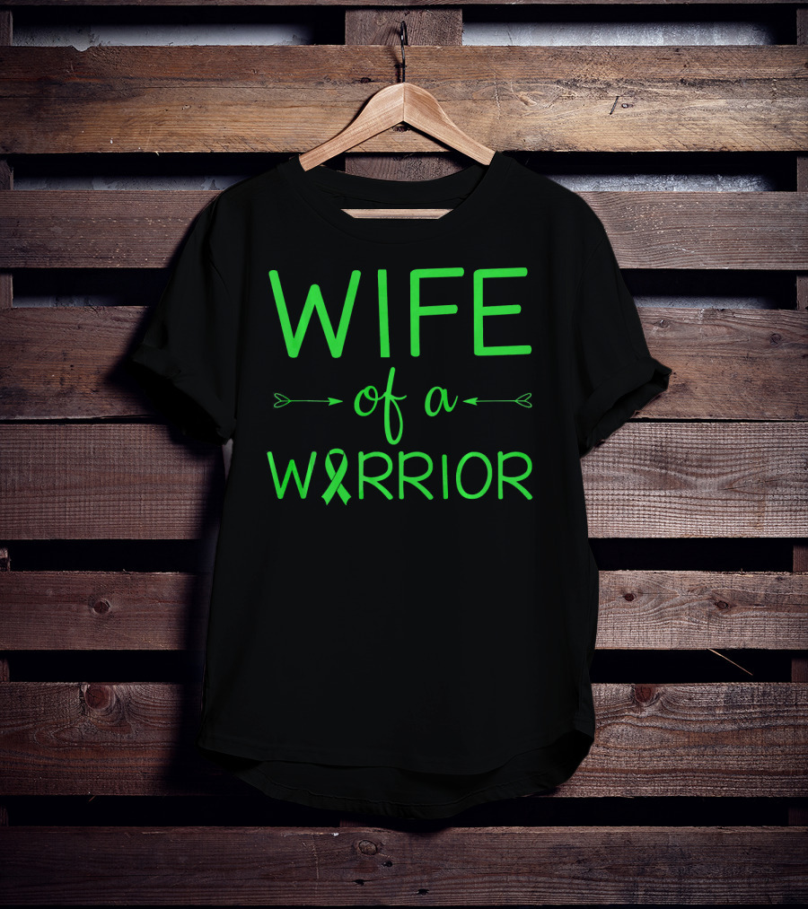 Wife Of A Warrior Green T-Shirt