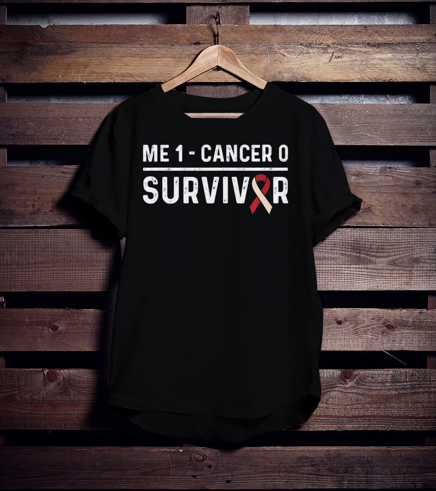 ME 1 CANCER 0 SURVIVOR T-Shirt
