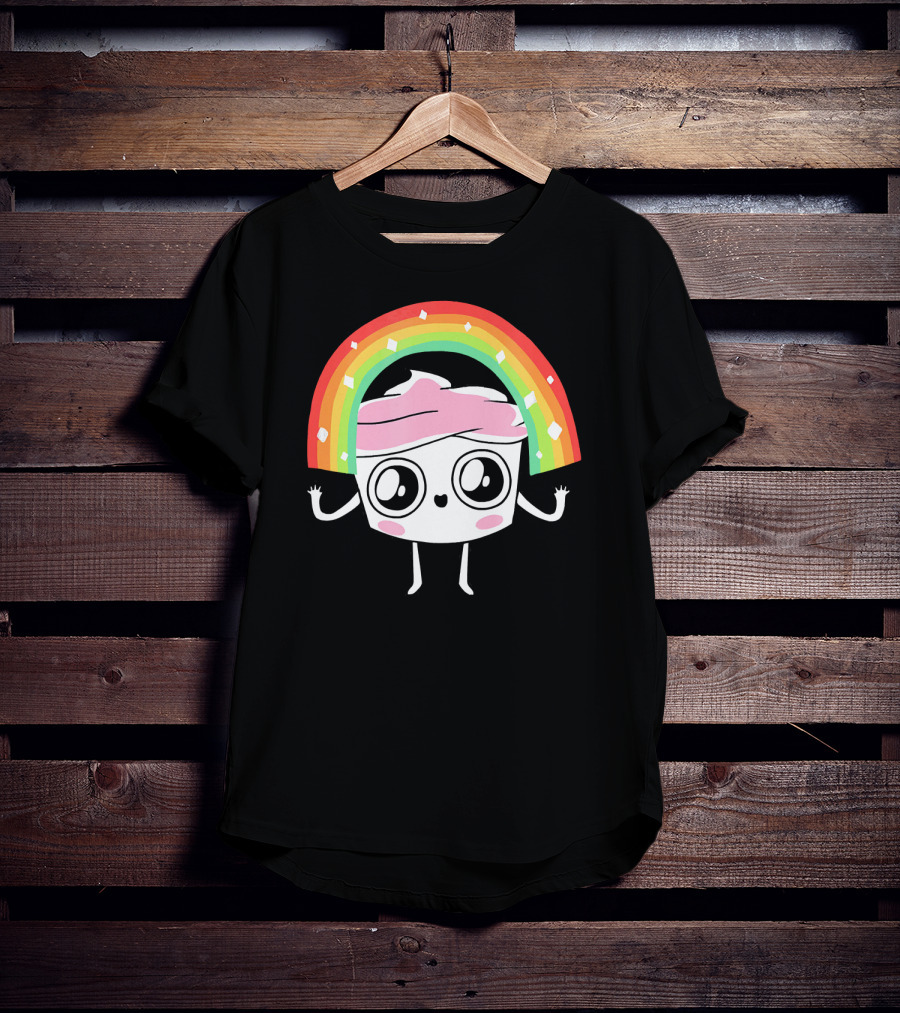 The Good Advice Cupcake Kawaii Rainbow Delight T-Shirt