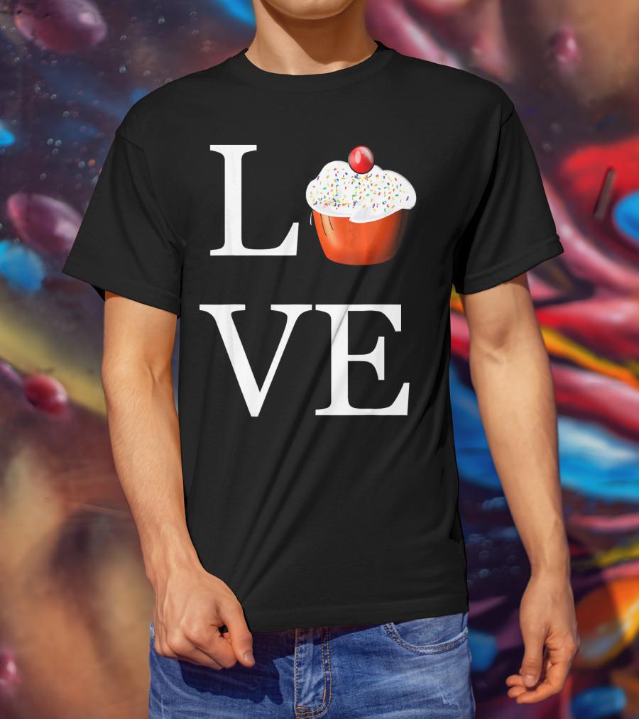 Love Cupcake Sprinkle Delight I Love Cupcakes T-Shirt