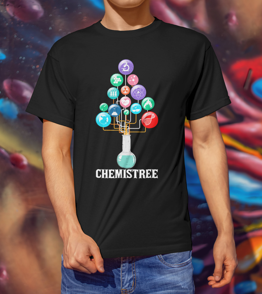 ChemiSTREE Science Chemistry Lover Icons T-Shirt