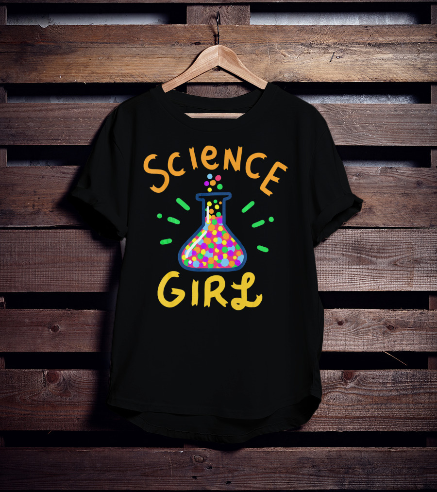 Science Girl Chemistry Beaker T-Shirt
