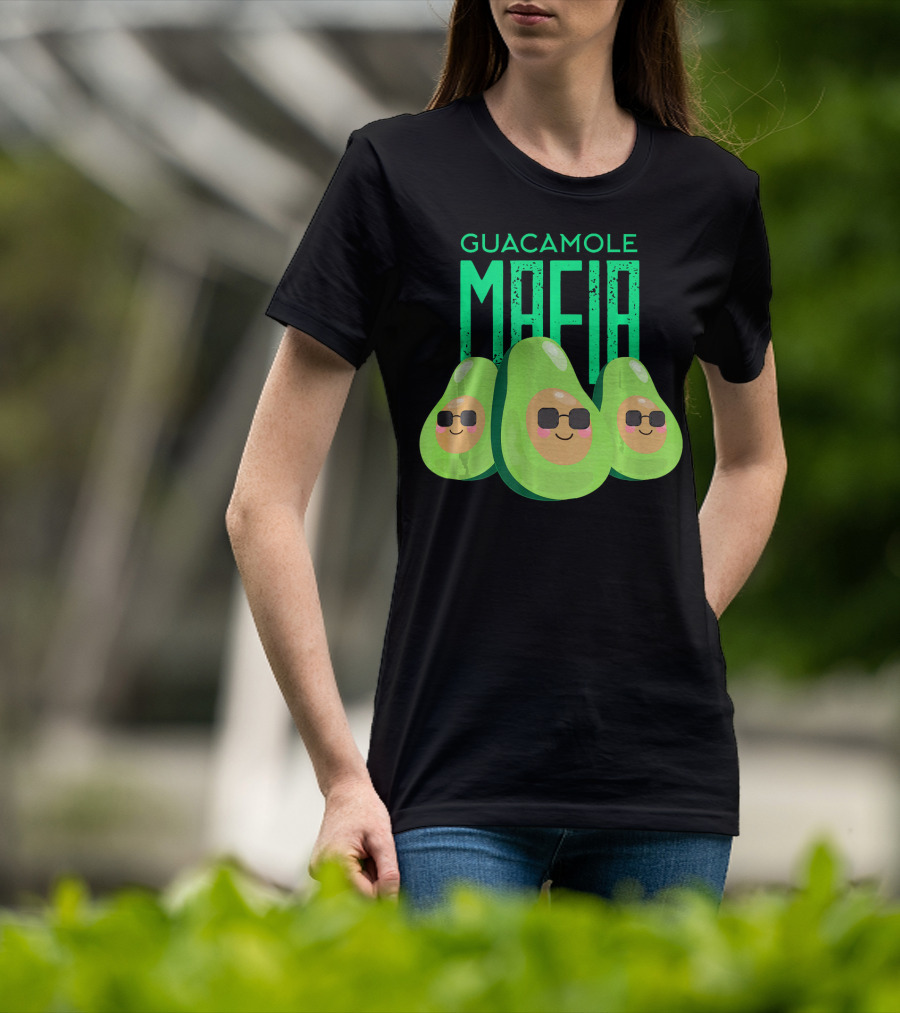 Guacamole Mafia Avogato Cool Avocado T-Shirt