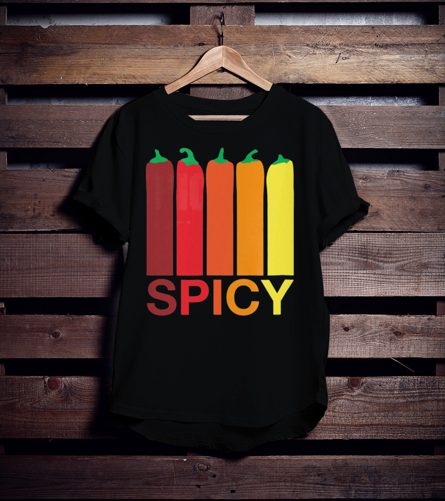 Hannah Hart Spicy Peppers Multicolor T-Shirt