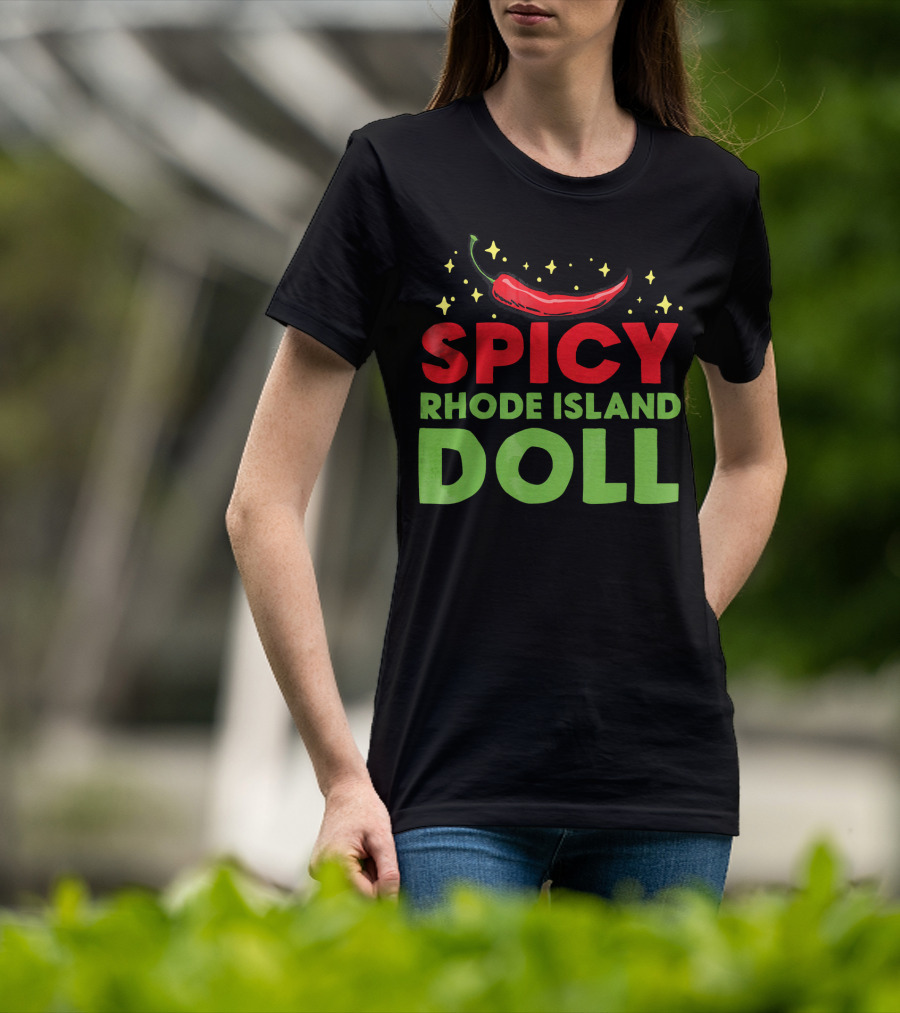 Spicy Rhode Island Doll Chili Pepper T-Shirt