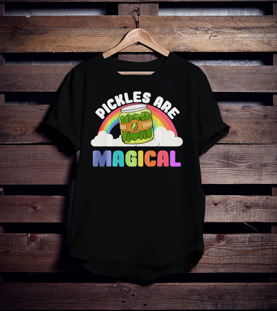 Rainbow Pickles Are Magical Clouds T-Shirt