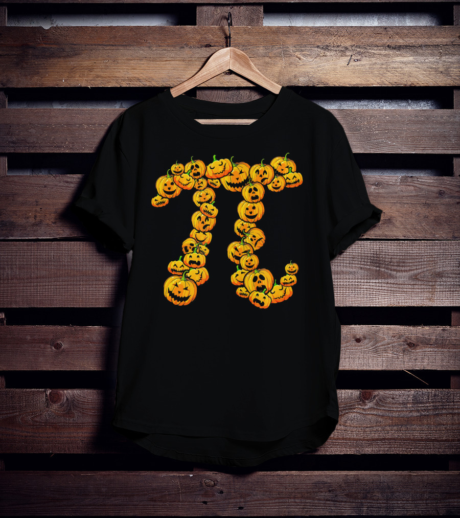 Pumpkin Pi Pie Thanksgiving Dessert Math Jack-O'-Lanterns T-Shirt