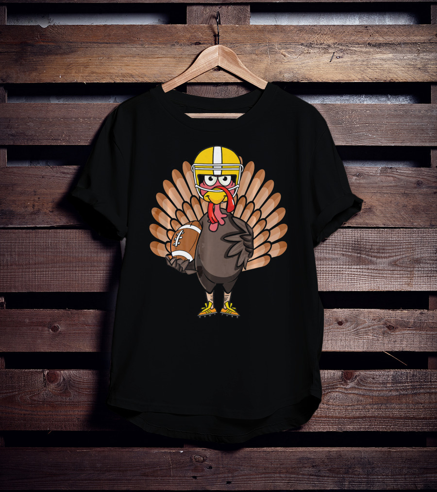 Thanksgiving Turkey Bowl Football Turkey T-Shirt