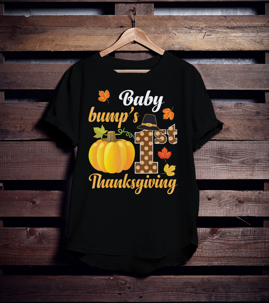 Baby Bump's 1st Thanksgiving T-Shirt