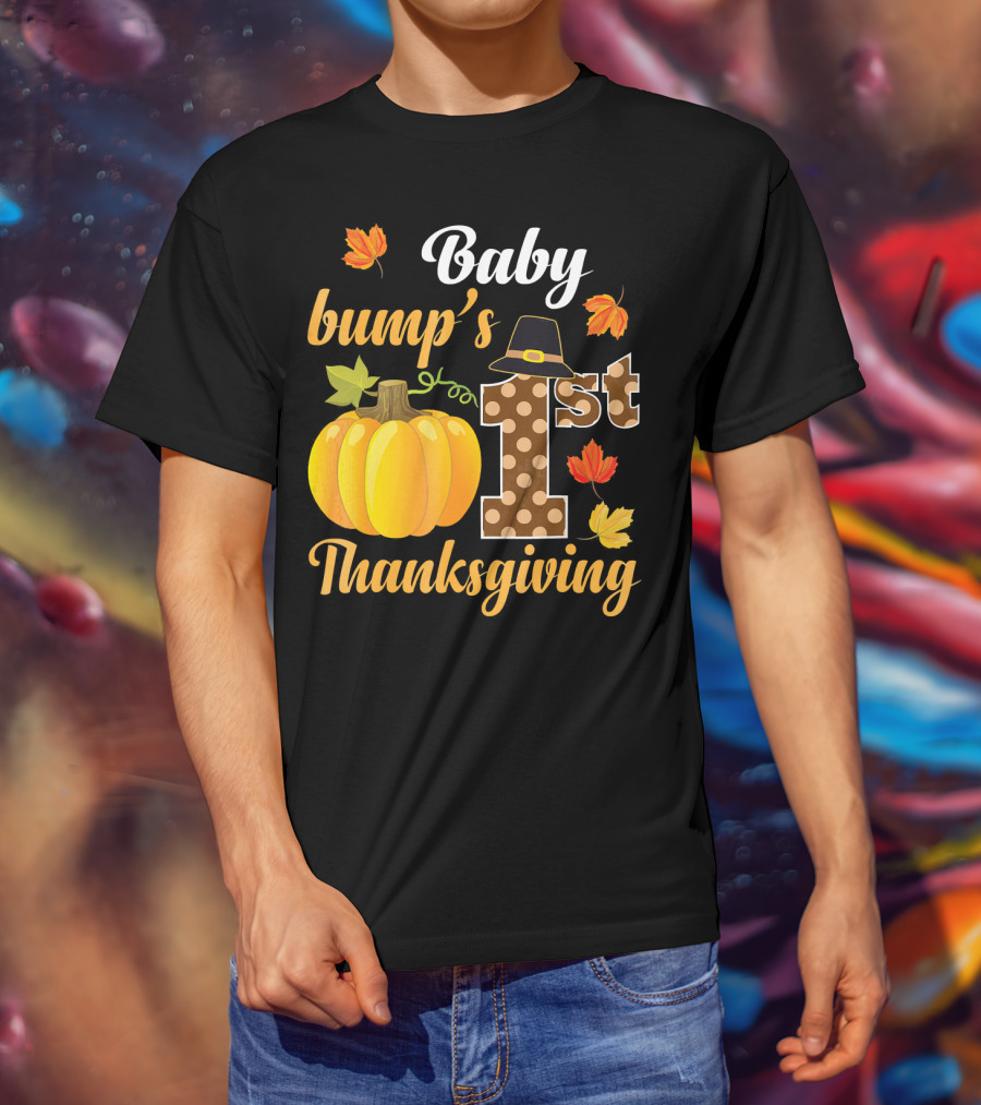 Baby Bump's 1st Thanksgiving T-Shirt