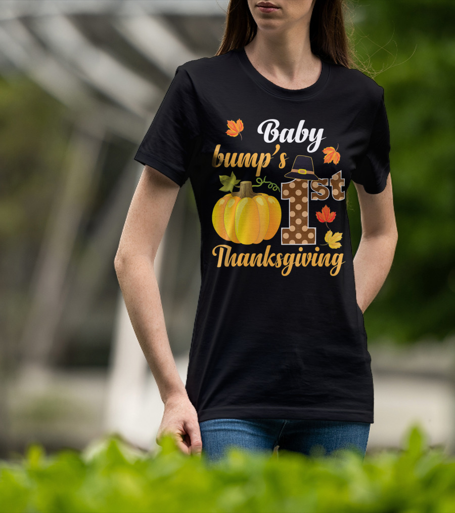 Baby Bump's 1st Thanksgiving T-Shirt