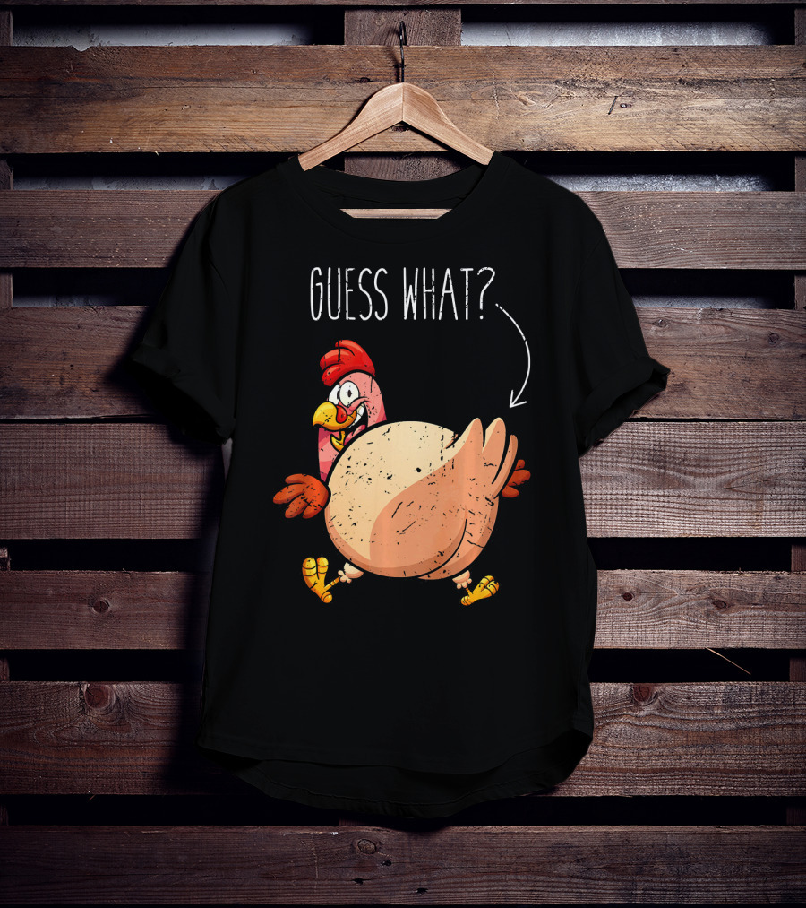 Guess What Turkey Funny Butt Joke T-Shirt