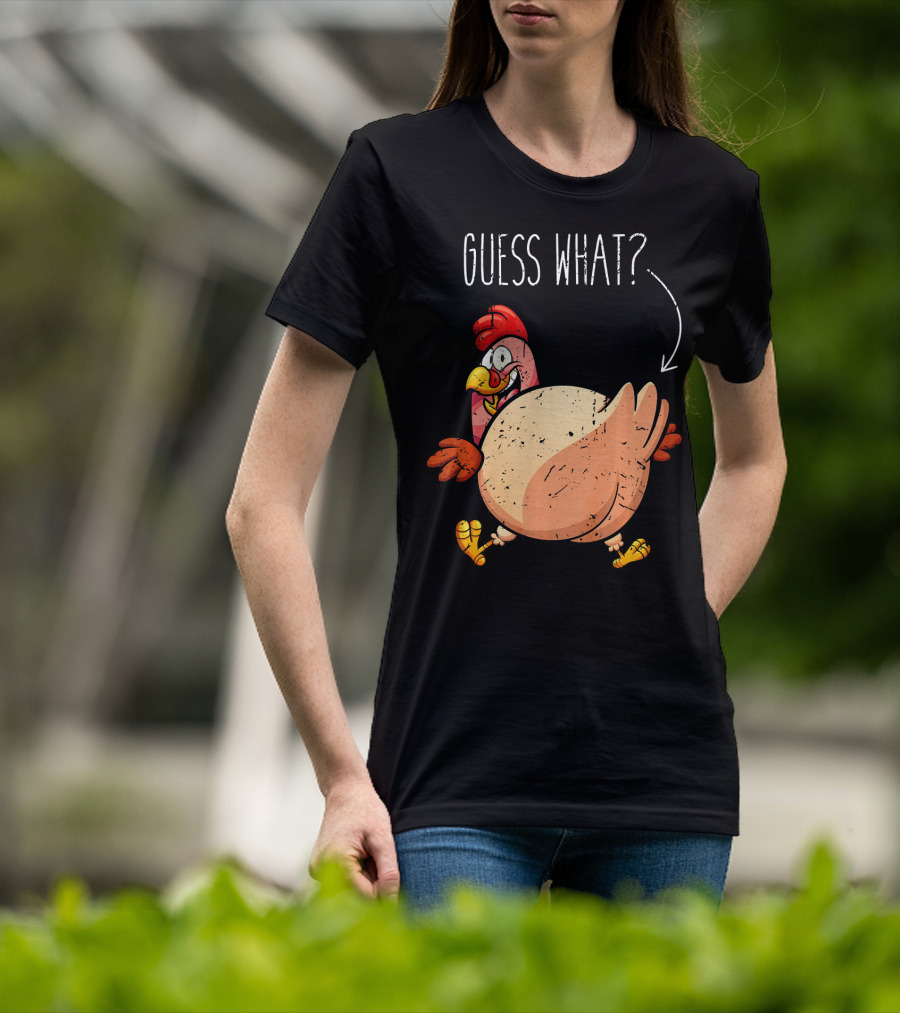 Guess What Turkey Funny Butt Joke T-Shirt
