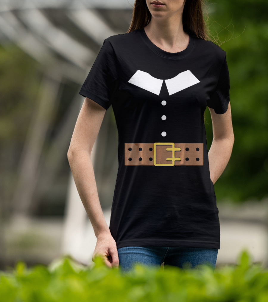 Thanksgiving Pilgrim Costume Belt Turkey Day Classic T-Shirt