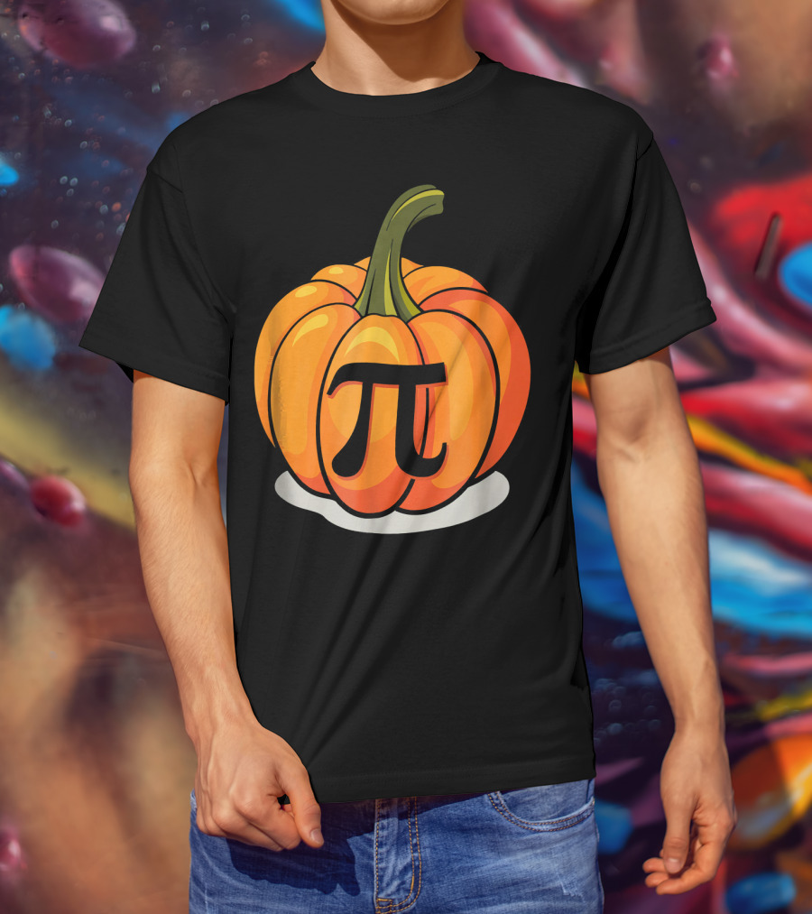 Pumpkin Pi Pie Funny Nerdy Thanksgiving T-Shirt