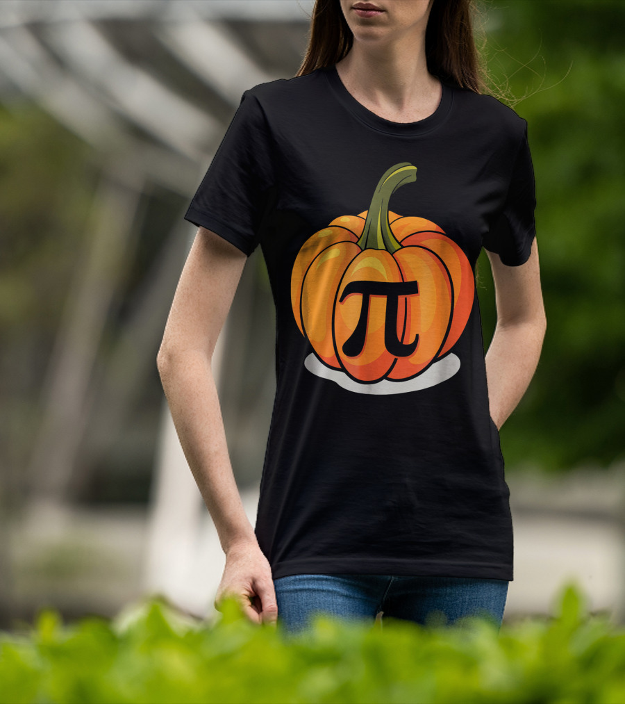 Pumpkin Pi Pie Funny Nerdy Thanksgiving T-Shirt