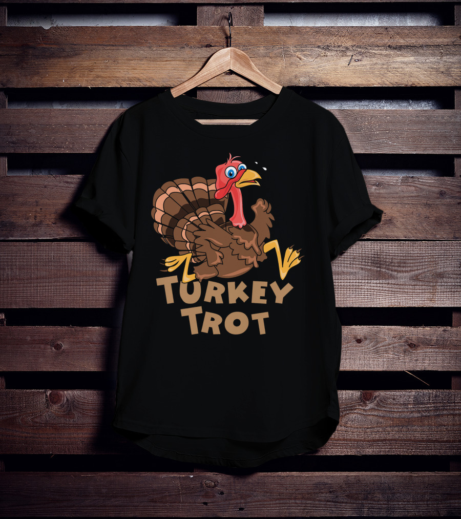 Annual Turkey Trot Running Turkey Race Event T-Shirt