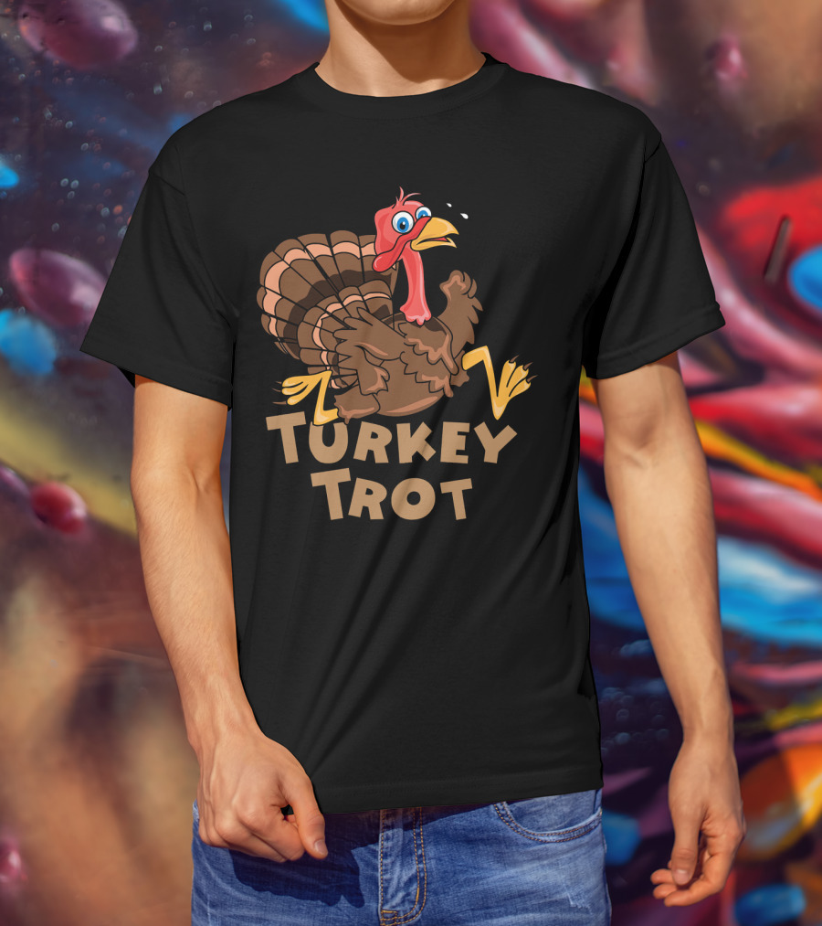 Annual Turkey Trot Running Turkey Race Event T-Shirt