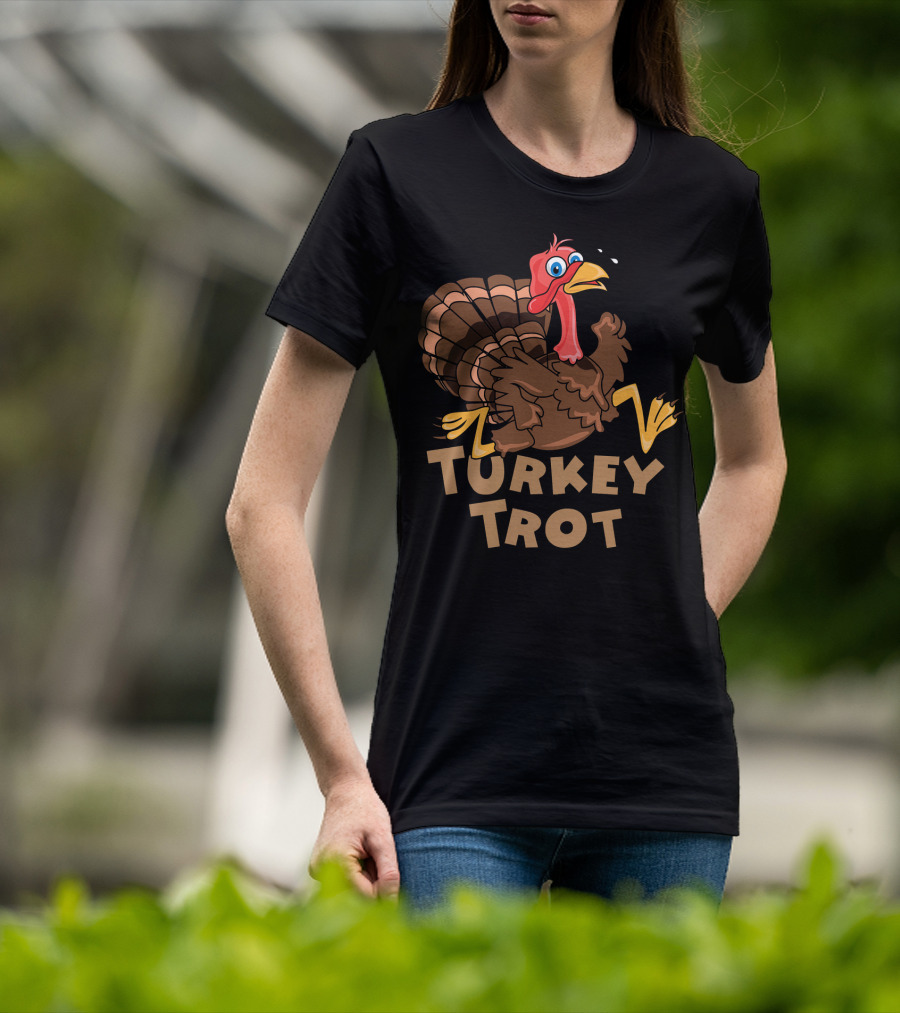 Annual Turkey Trot Running Turkey Race Event T-Shirt