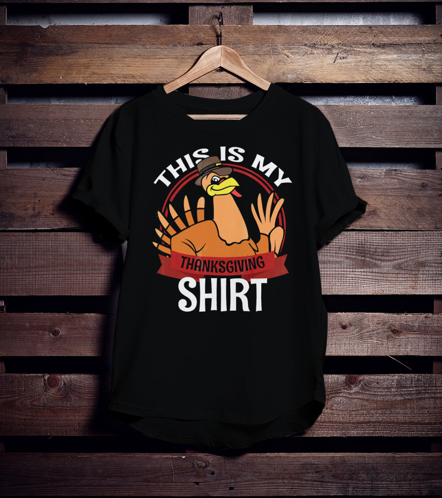 This Is My Thanksgiving Turkey Pilgrim T-Shirt