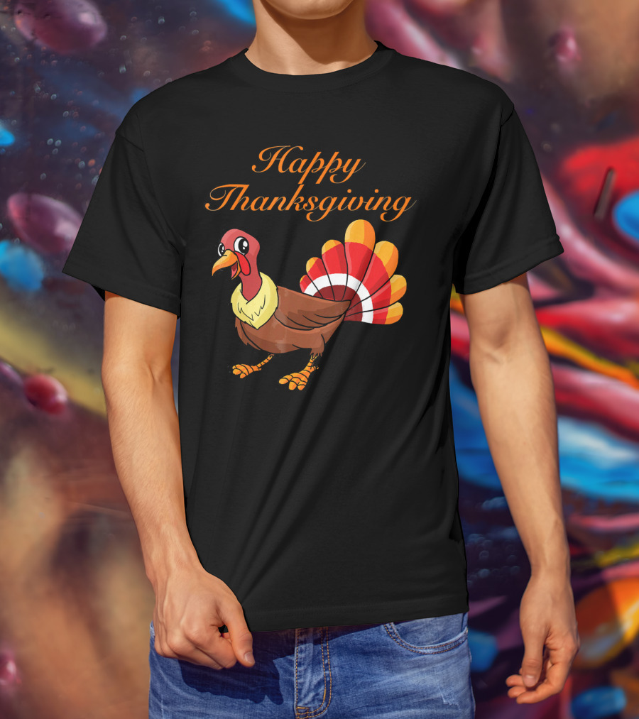 Happy Thanksgiving Turkey Celebration Day T-Shirt