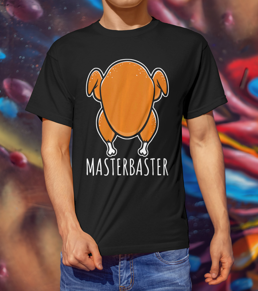 Thanksgiving Turkey Humor Masterbaster Playful T-Shirt