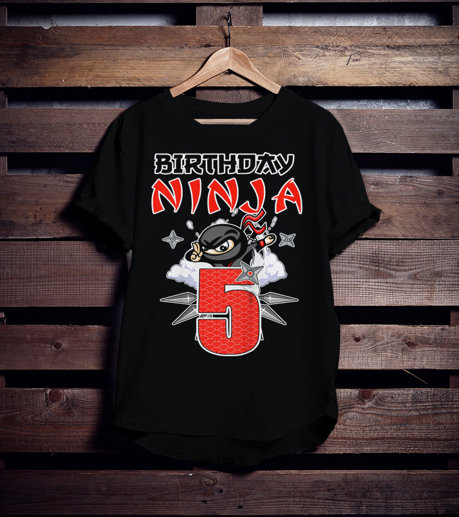 Birthday Ninja 5th T-Shirt